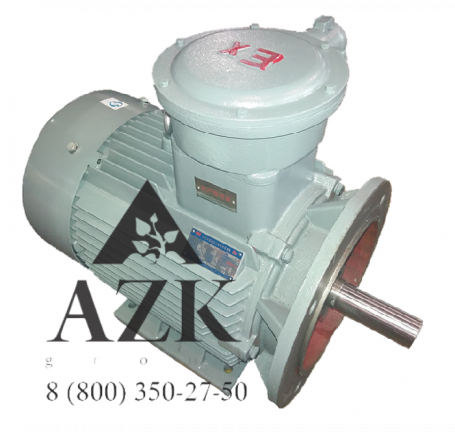 Взрывозащищенный электродвигатель YB3-132М-4W, 7,5Kw